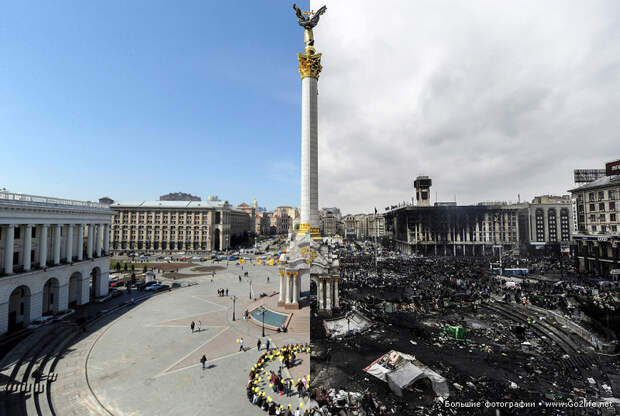До и после погромов
