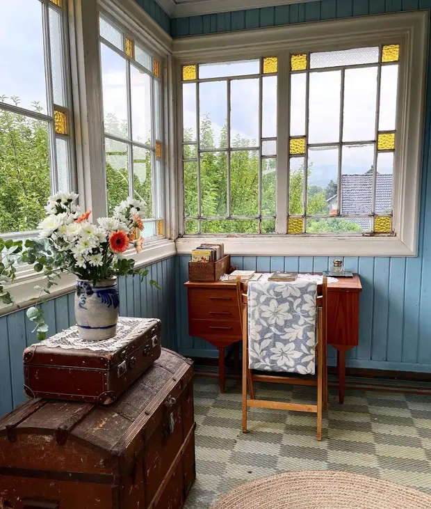 Уютные веранды скандинавских домов🍃