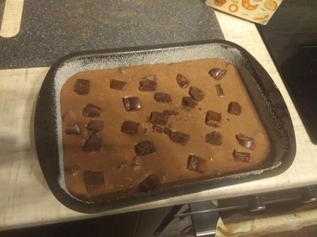 Домашний "Брауни" Шоколадный кекс, Брауни, Готовка, Еда, Длиннопост