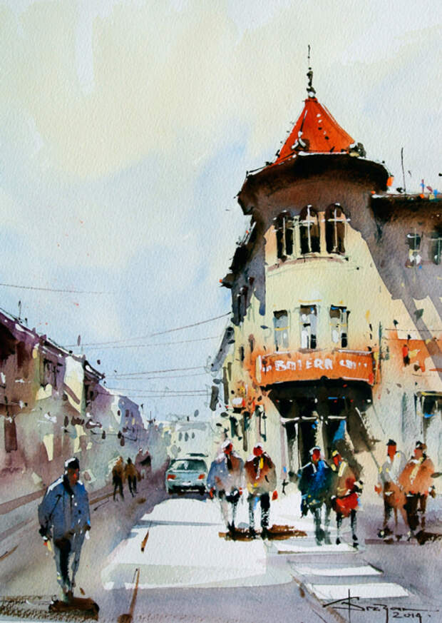 Атмосферные работы Corneliu Dragan-Targoviste. Атмосферные работы Corneliu Dragan-Targoviste.