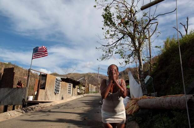 Ураган отрезал село в Пуэрто-Рико от внешнего мира