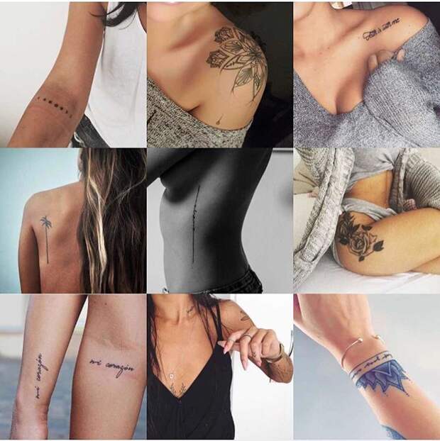 Самые сексуальные татуировки для девушек