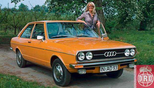 Начало 70-х: в моде яркие цвета, яркие женщины и Audi. Модель 80 GL образца 1972 года