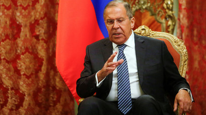 Министр иностранных дел РФ Сергей Лавров