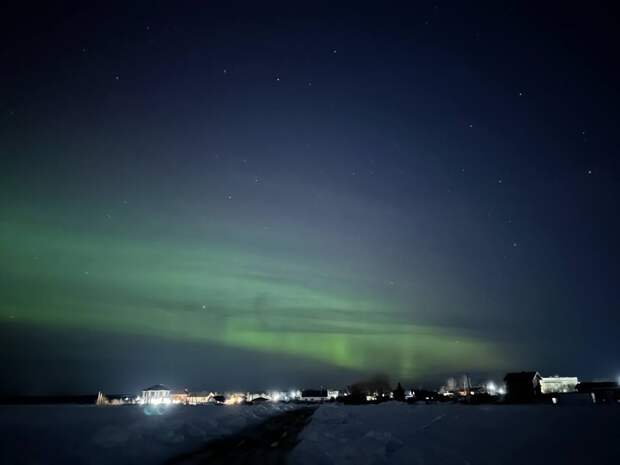 Северное сияние наблюдали нижегородцы минувшей ночью