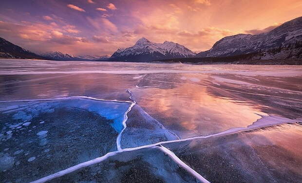 Озеро Авраама (Канада) привлекает внимание фотографов со всего мира