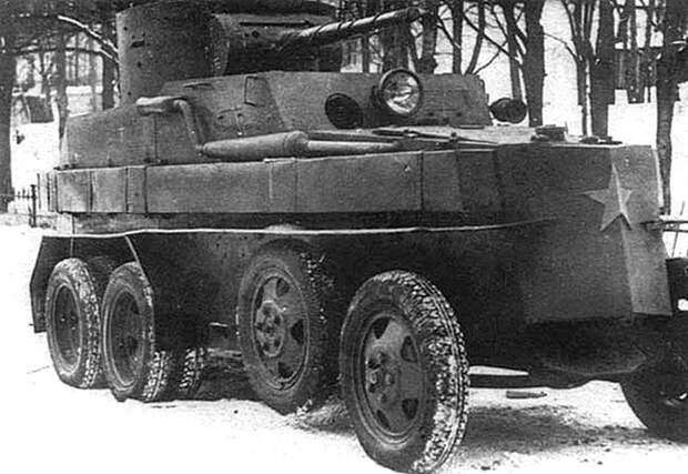 Плавающий Бронеавтомобиль ПБ-4 военная техника, вторая мировая война, история