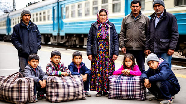 Таджиков выслали из РФ - Целую семью. Причина - очень простая