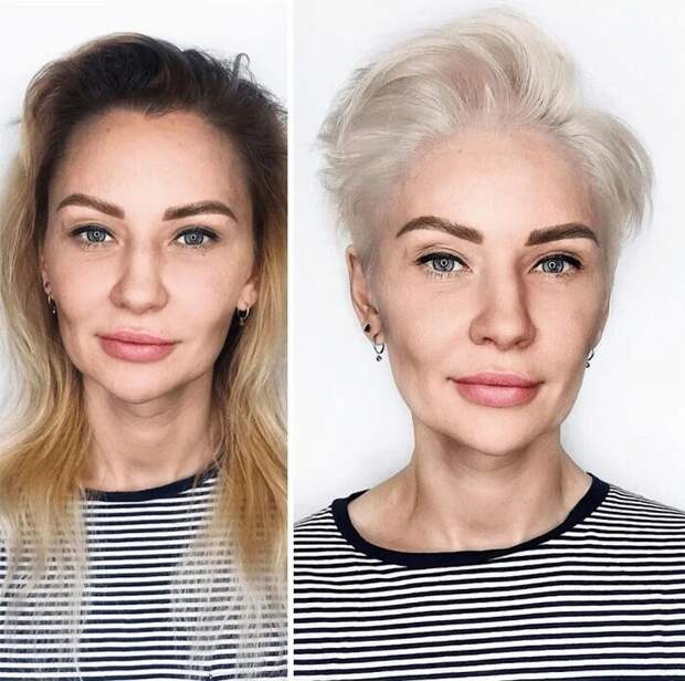 прическа, женщина, макияж