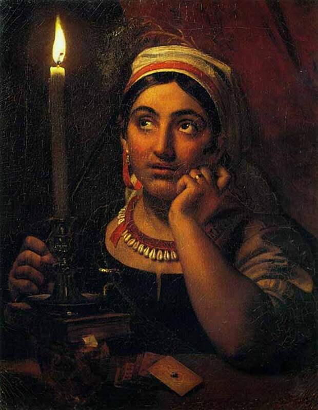 О.Кипренский.Святки.