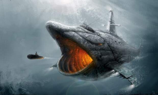 Самая большая подводная лодка в мире акула, большая, лодка, подводная