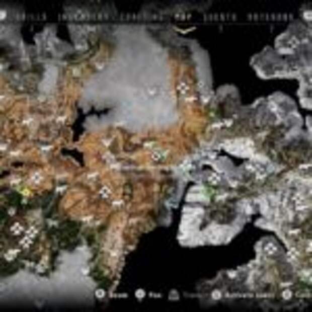 Horizon Zero Dawn — интерактивная карта