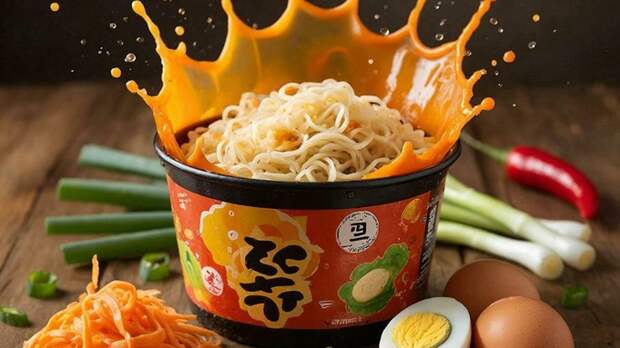 Лапша / Изображение сгенерировано GigaChat от Сбера / amic.ru