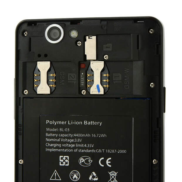 ThL Ultrathin 4400 4400mAh Big Battery 5.0 inch IPS 1280*720 MTK6582 Quad Core 1G RAM 4G ROM Android 4.2 GPS WCDMA Mobile Smart Phone