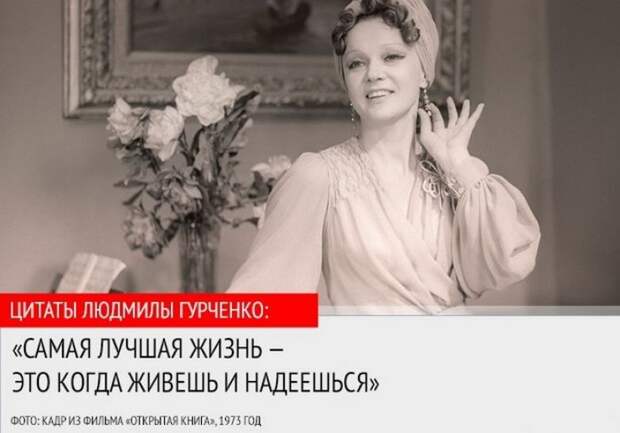 10 ярких цитат потрясающей актрисы Людмилы Гурченко