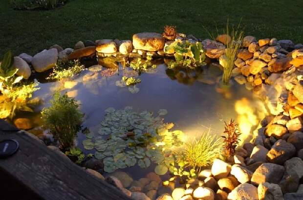 Оригинальная подсветка воды. Оригинальная подсветка воды.