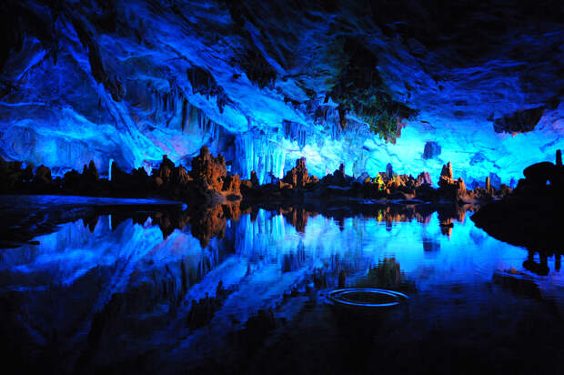 Китай. Пещера Тростниковой Флейты. (Cheddarcheez)