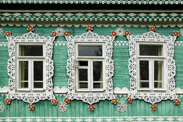 Декор деревянного дома в русских традициях