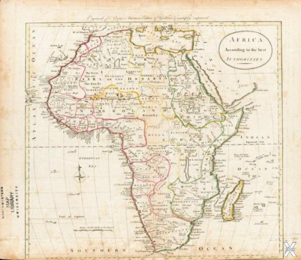 Английская карта 1795 год