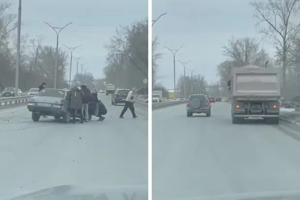 «Километров 100–120 летели»: на Бердском шоссе подростки на ВАЗе врезались в КАМАЗ