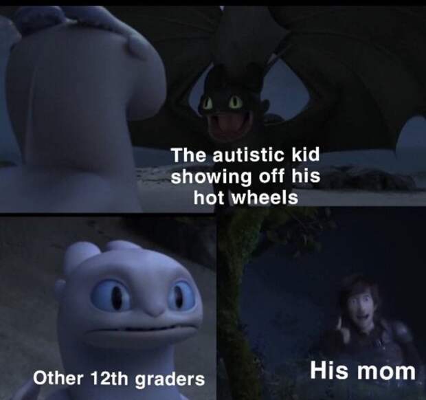 Toothless dragon and Light Fury memes