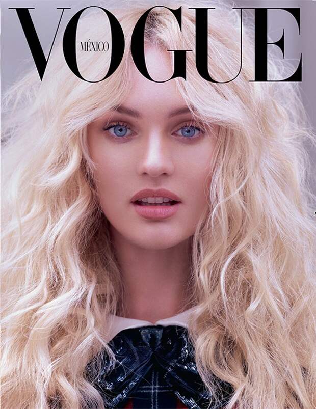 Candice Swanepoel / Кэндис Свейнпол в красном в журнале Vogue Mexico, сентябрь 2013 / фотограф Mariano Vivanco