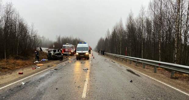 Водитель легковушки погиб при выезде на главную дорогу около Костомукши