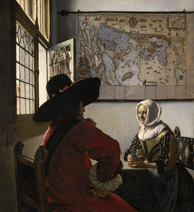 Файл: Johannes Vermeer - De Soldaat EN Het Lachende Meisje - Google Art Project.jpg