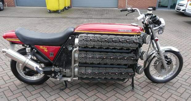 48-цилиндровый мотоциклетный мотор