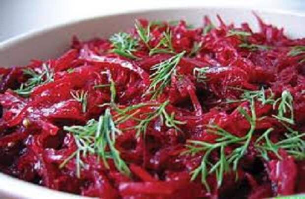 salat is pecheni