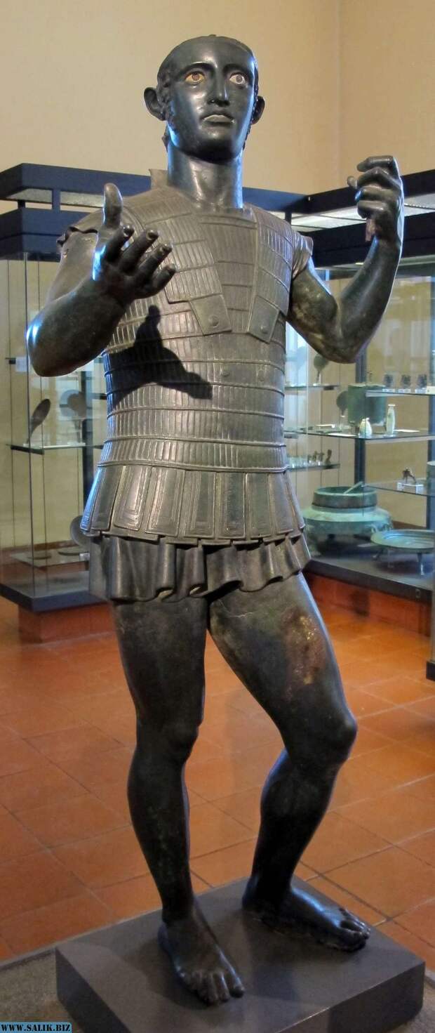 Статуя Марса из Тоди (Италия), искусство этрусков, V век до н. э.