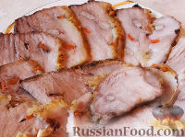Фото к рецепту: Сочная буженина в фольге