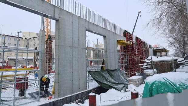 Первые стены. Как идет стройка ЦУМа в Барнауле