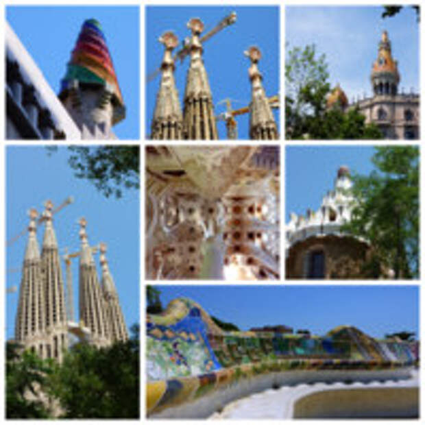 Испания. Каталоня. Барселона. Antoni Gaudi, Barcelona, Spain. Фото Elenaphotos21 Depositphotos