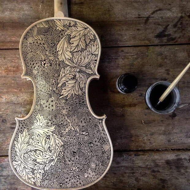Расписные виолончели Leonardo Frigo