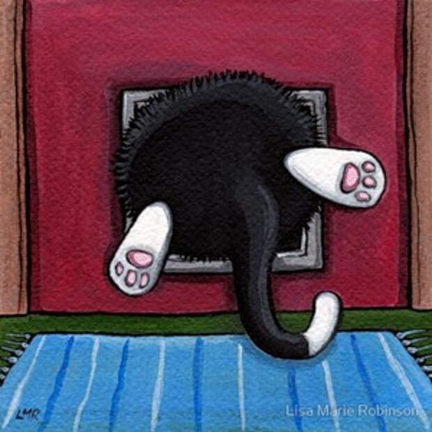 Коллекция кошек, котов и котят от Lisa Marie Robinson.