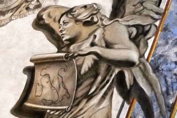 В базилике в Риме закрасили лицо ангела, похожего на премьера Италии Мелони