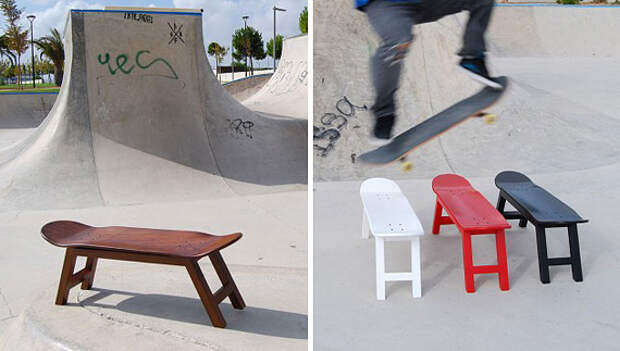 Skate-Home: мебель из скейтбордов
