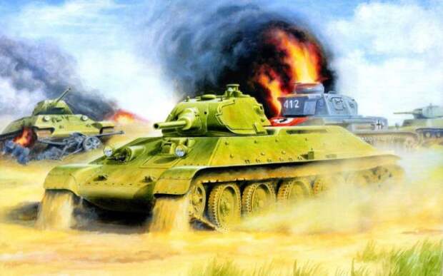 Подвиг экипажей Т-26 и Т-34-76. Чкаловский.1941 Великая отечественая война, героизм, танки
