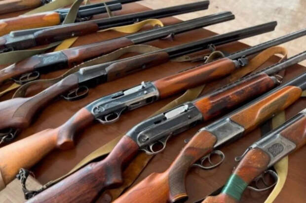 Жители Херсонской области передали Росгвардии более тысячи единиц оружия