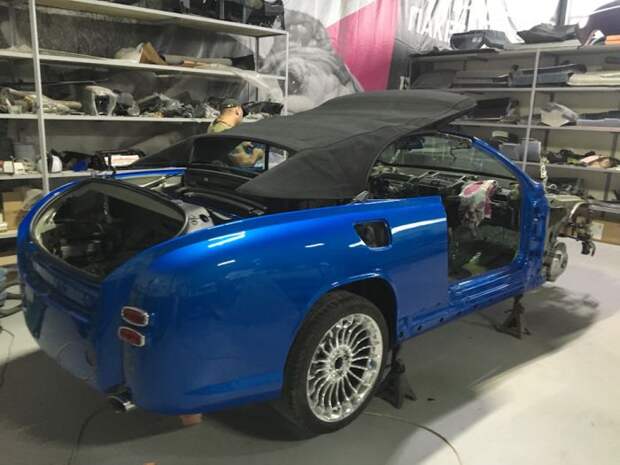 Уникальный автомобиль, собранный из "Победы" и BMW (20 фото)