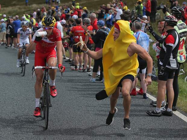 Экстравагантные поклонники Tour de France