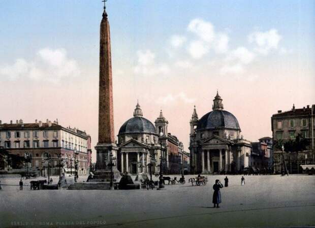 Редкие раскрашенные снимки Рима 1890-х годов