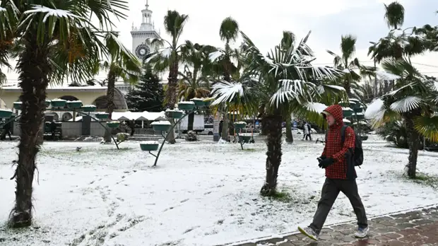 В Краснодарском крае объявлено штормовое предупреждение