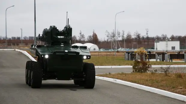 Автономный охранник: на что способен российский робот «Маркер»