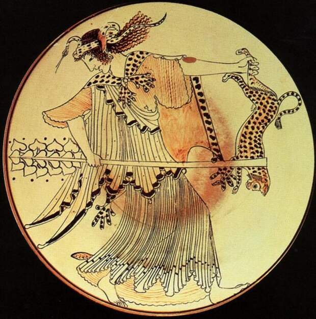Менада, античная фреска. \ Фото: social.shorthand.com.