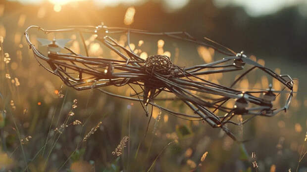 Жители Харьковской области режут нитки дронов ВСУ ножницами