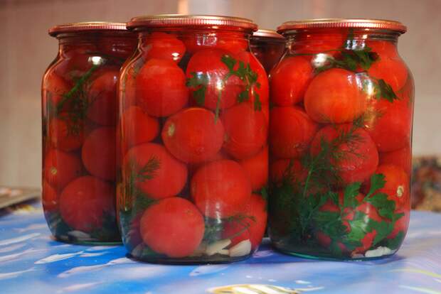Как быстро и вкусно законсервировать помидоры 
