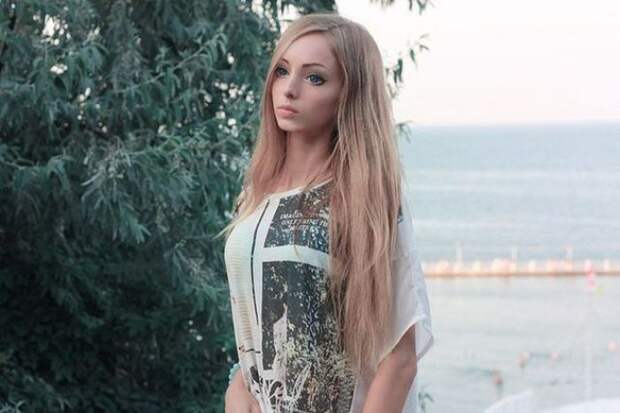 девушка, внешность
