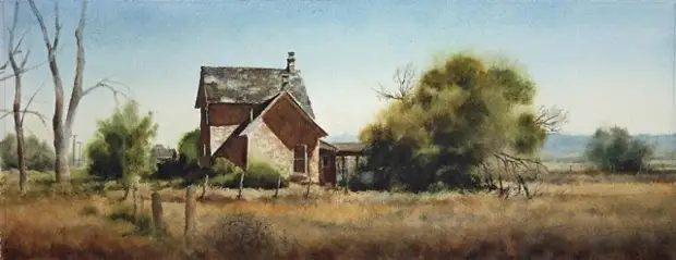 Американский художник-акварелист. Robert McFarland